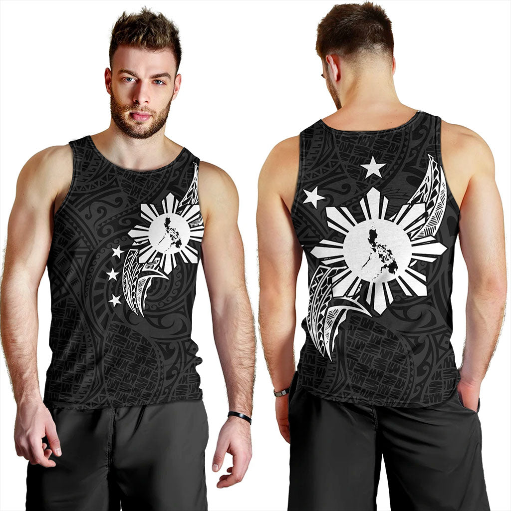 Philippines Filipinos Tank Top Tribal Tattoo Art Style