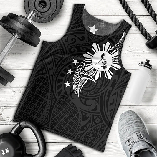 Philippines Filipinos Tank Top Tribal Tattoo Art Style