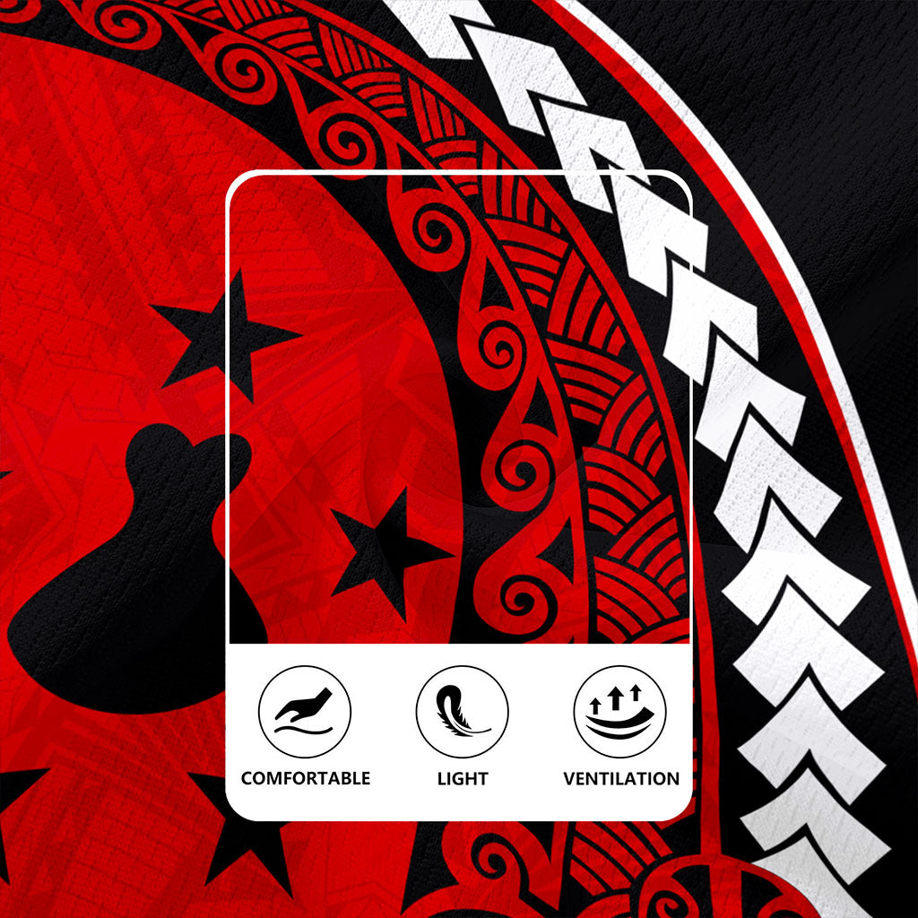 Austral Islands Rugby Jersey Turtle Polynesian Tribal Coat Of Arms