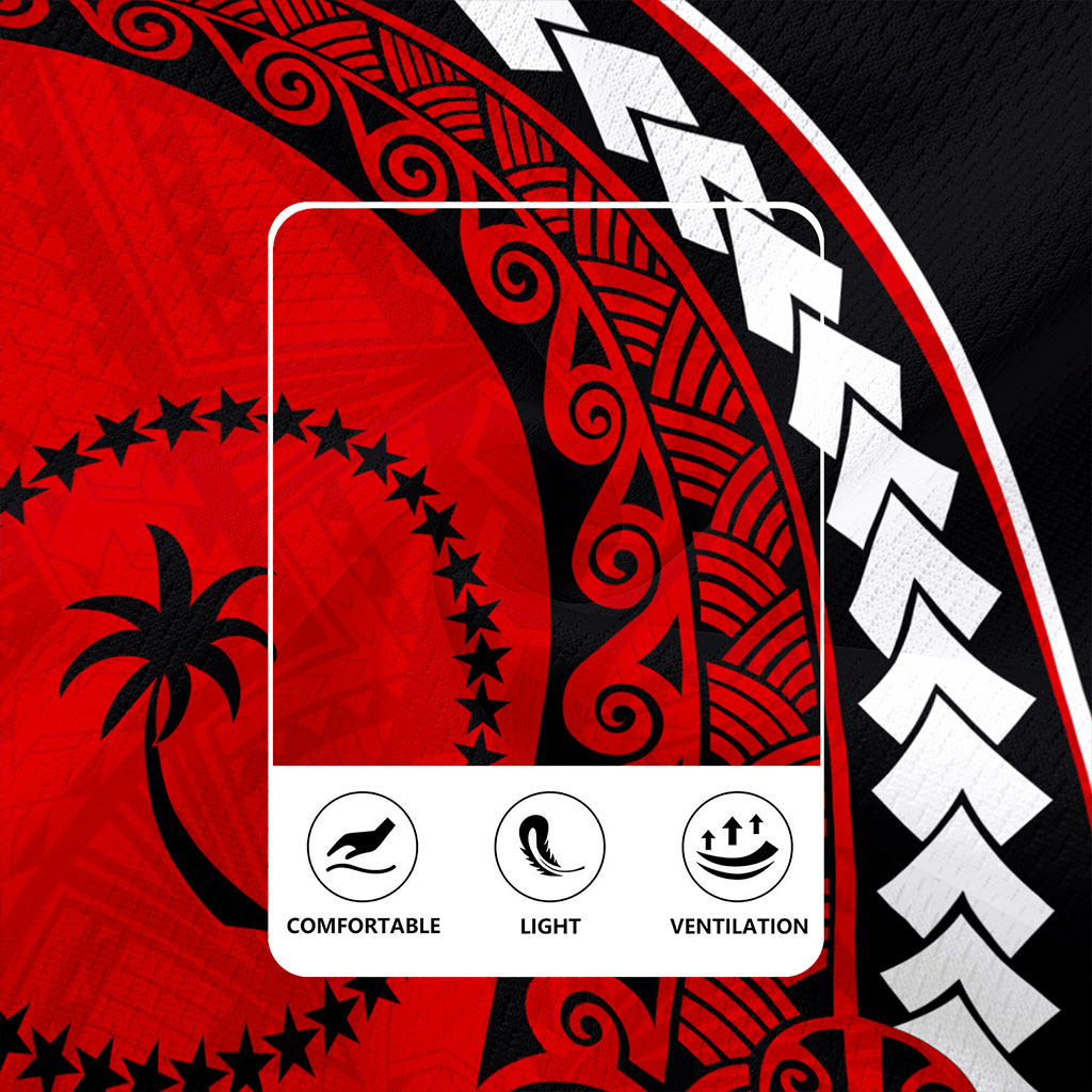 Chuuk State Rugby Jersey Turtle Polynesian Tribal Coat Of Arms