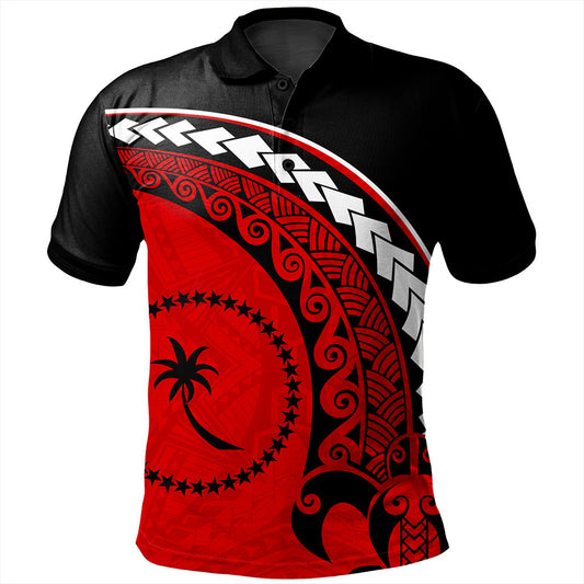 Chuuk State Polo Shirt Turtle Polynesian Tribal Coat Of Arms