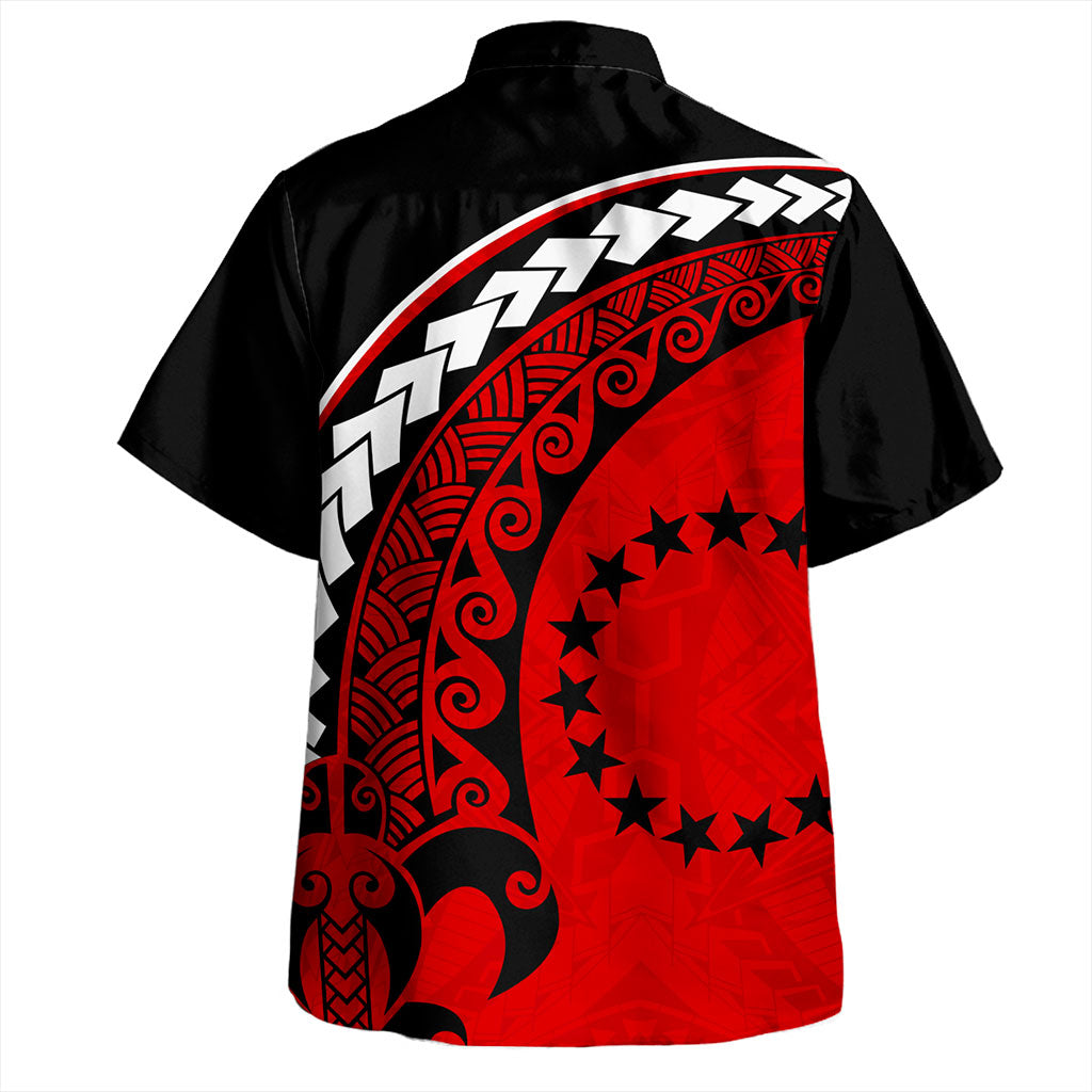 Cook Islands Hawaiian Shirt Turtle Polynesian Tribal Coat Of Arms