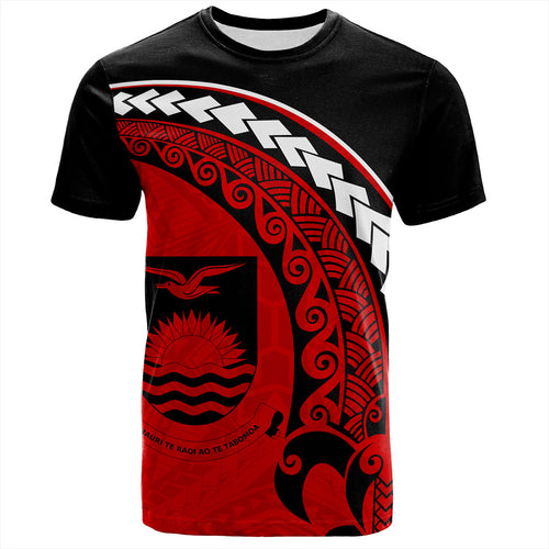 Kiribati T-Shirt Turtle Polynesian Tribal Coat Of Arms