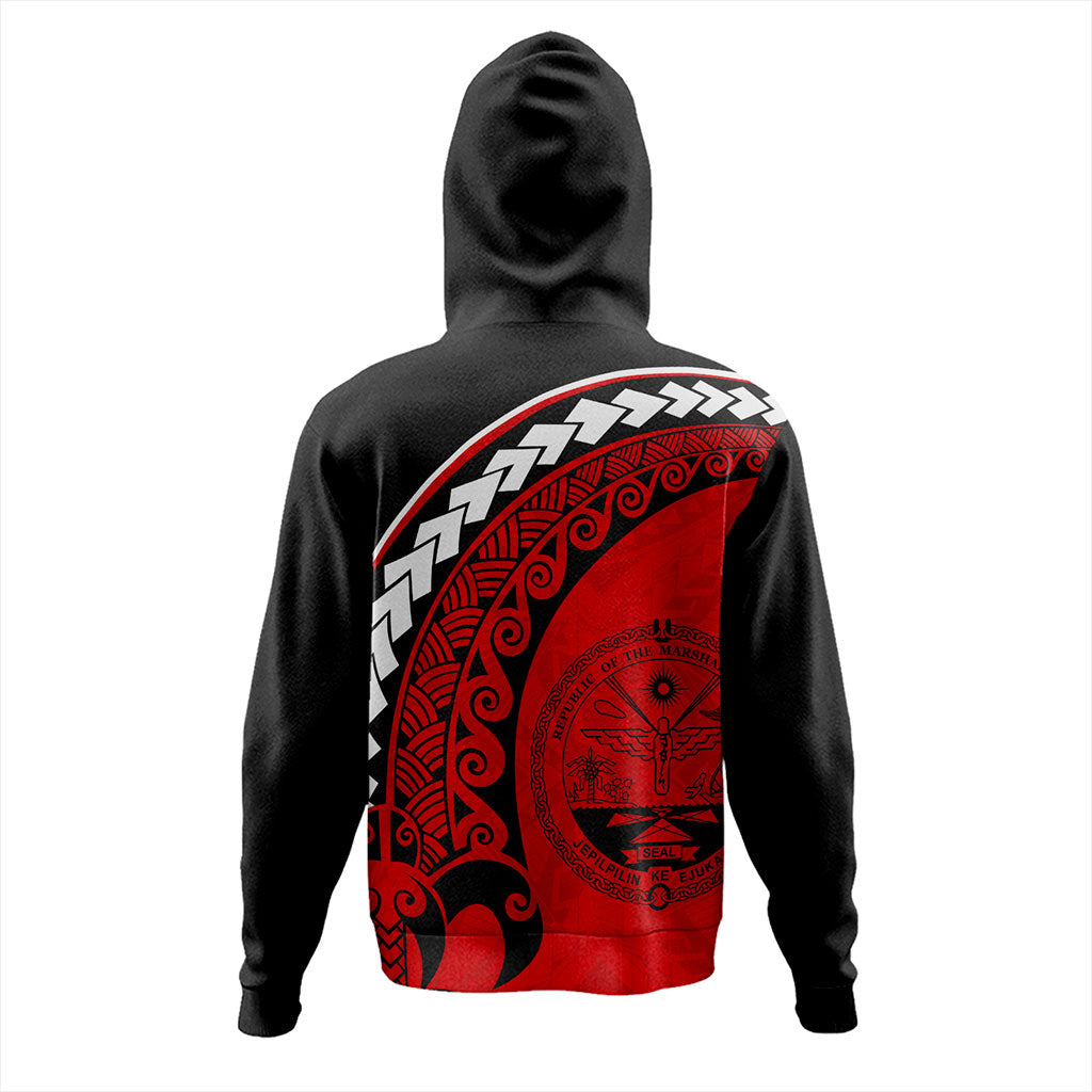 Marshall Islands Hoodie Turtle Polynesian Tribal Coat Of Arms