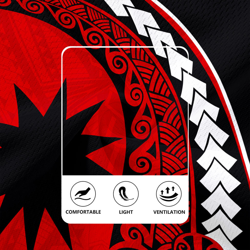 Nauru Rugby Jersey Turtle Polynesian Tribal Coat Of Arms