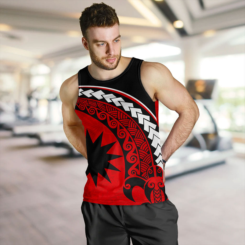 Nauru Tank Top Turtle Polynesian Tribal Coat Of Arms