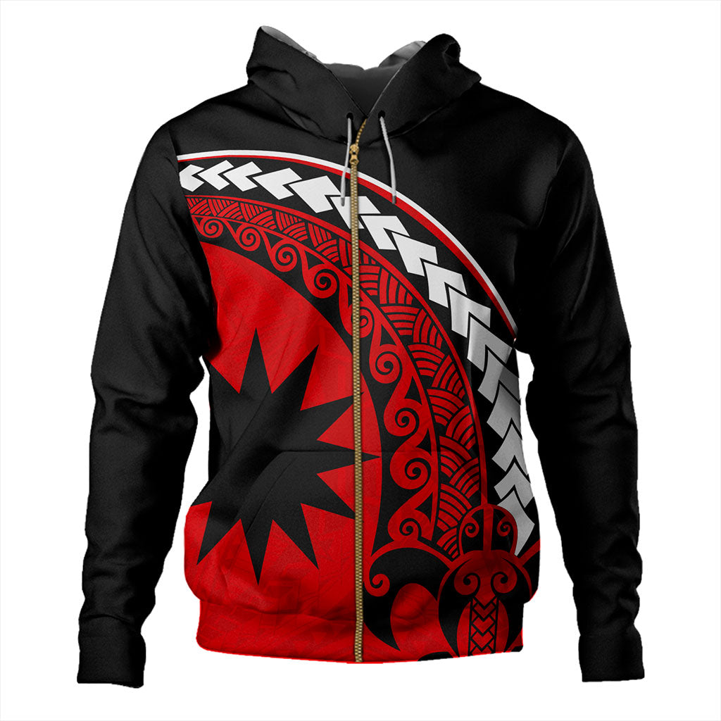 Nauru Hoodie Turtle Polynesian Tribal Coat Of Arms