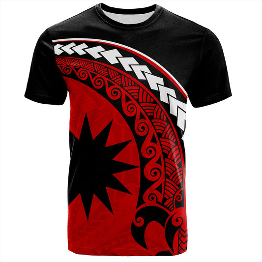 Nauru T-Shirt Turtle Polynesian Tribal Coat Of Arms