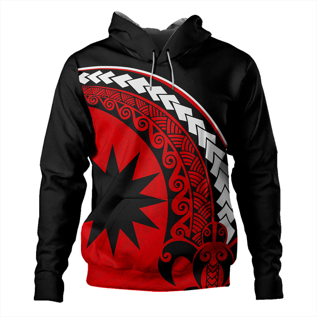 Nauru Hoodie Turtle Polynesian Tribal Coat Of Arms