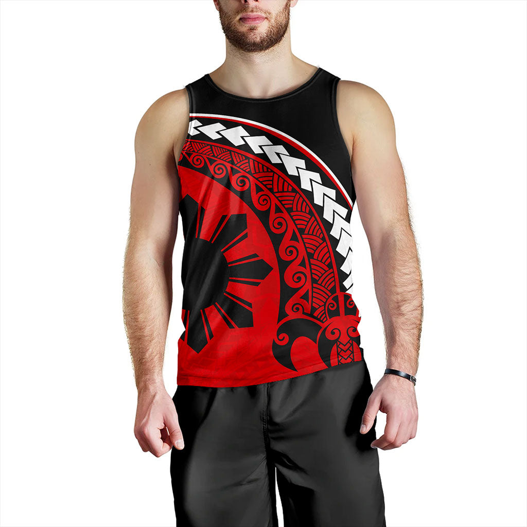 Philippines Filipinos Tank Top Turtle Polynesian Tribal Coat Of Arms