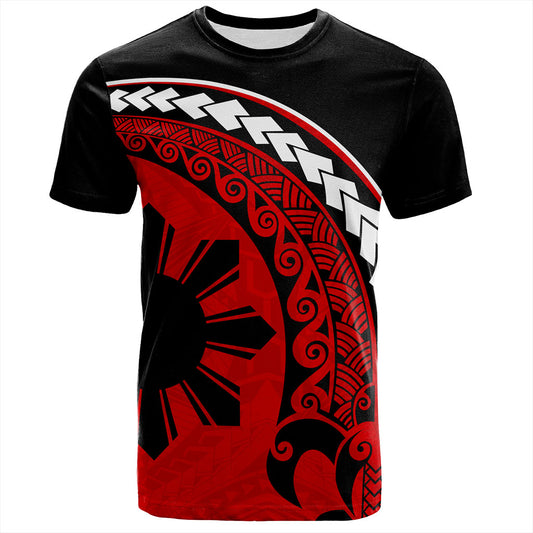 Philippines Filipinos T-Shirt Turtle Polynesian Tribal Coat Of Arms