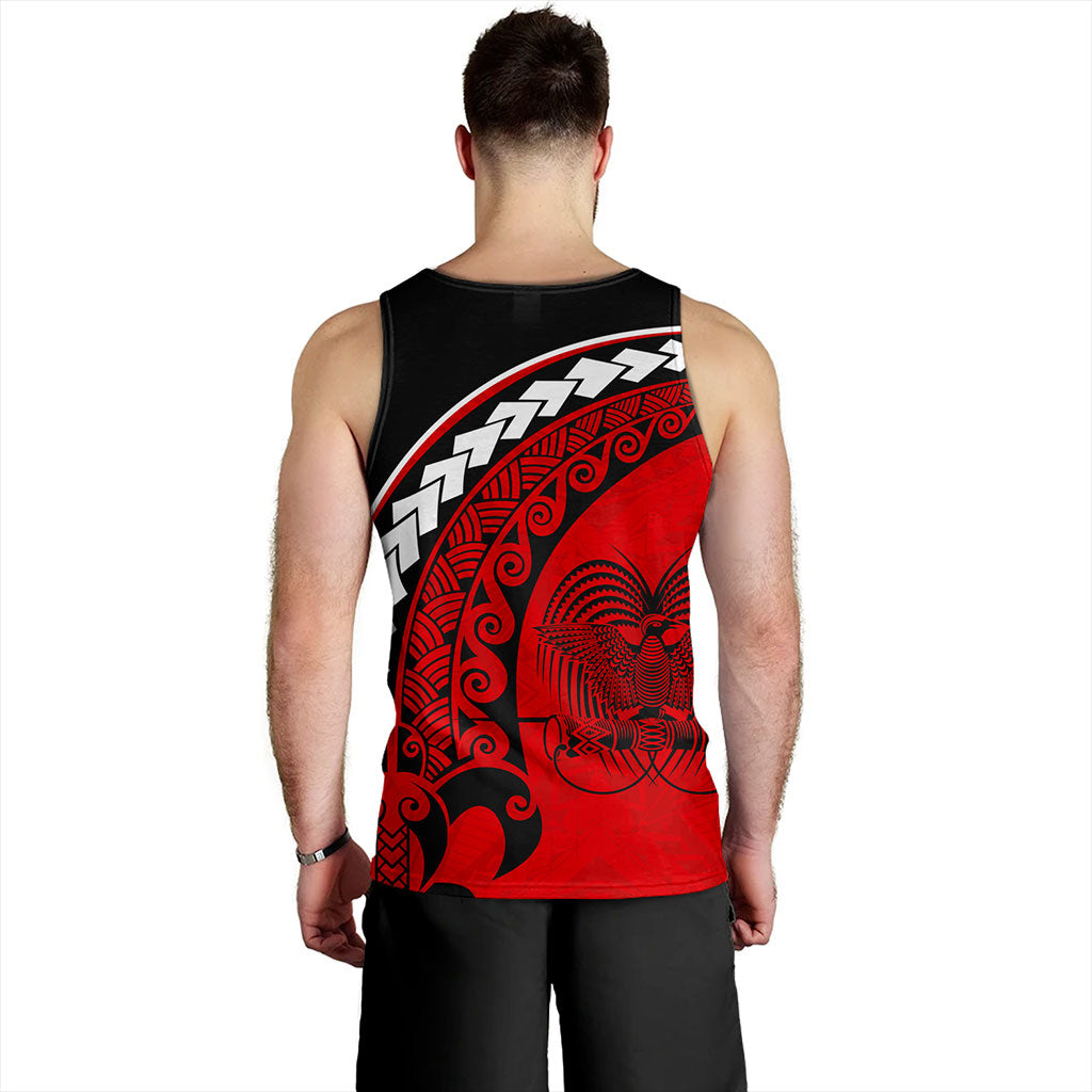 Papua New Guinea Tank Top Turtle Polynesian Tribal Coat Of Arms