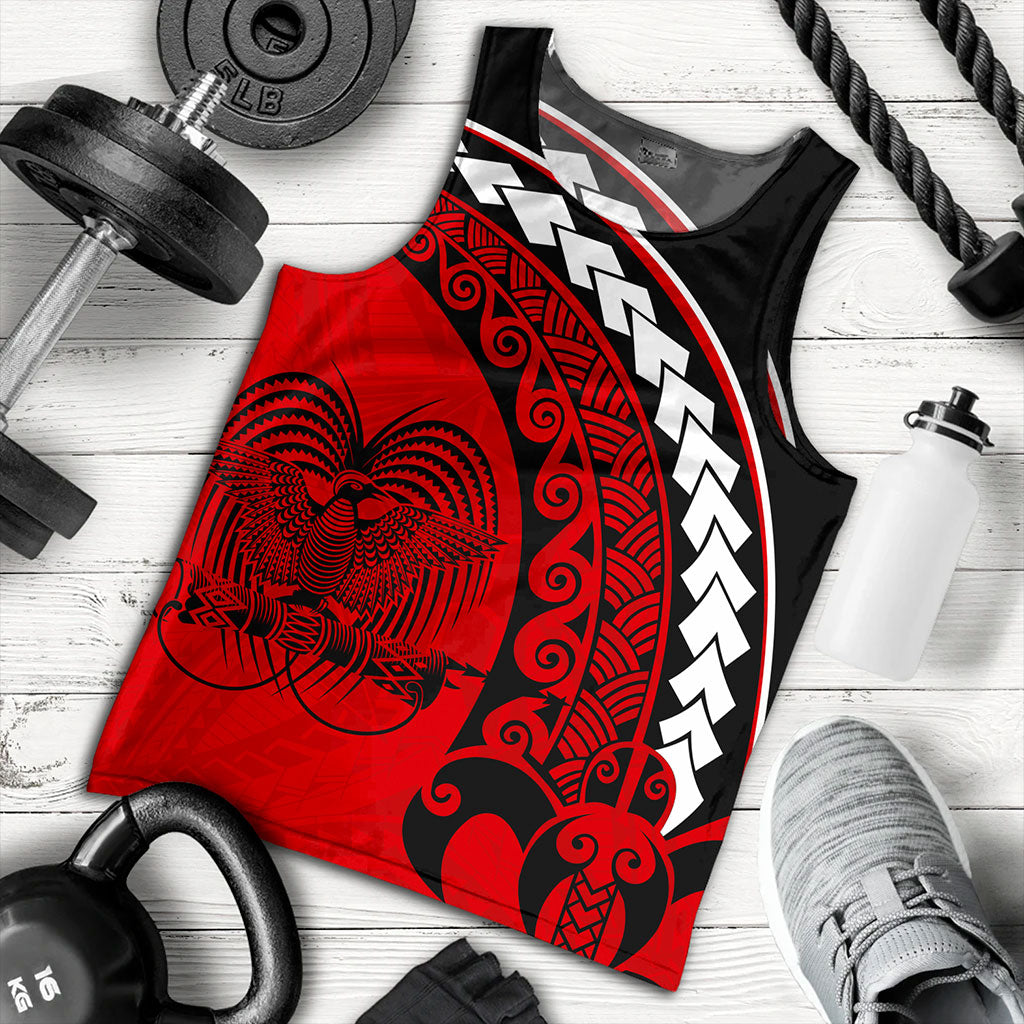 Papua New Guinea Tank Top Turtle Polynesian Tribal Coat Of Arms