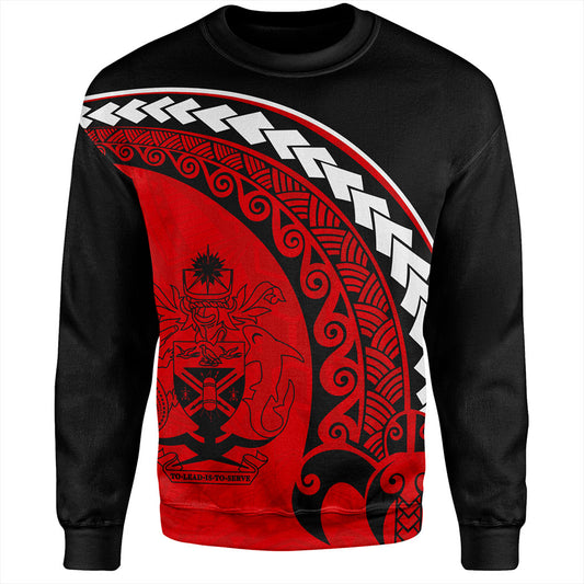 Solomon Islands Sweatshirt Turtle Polynesian Tribal Coat Of Arms