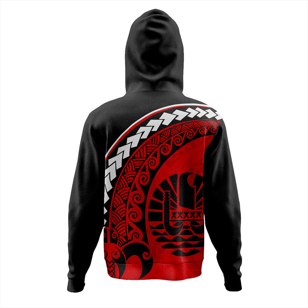 Tahiti Hoodie Turtle Polynesian Tribal Coat Of Arms