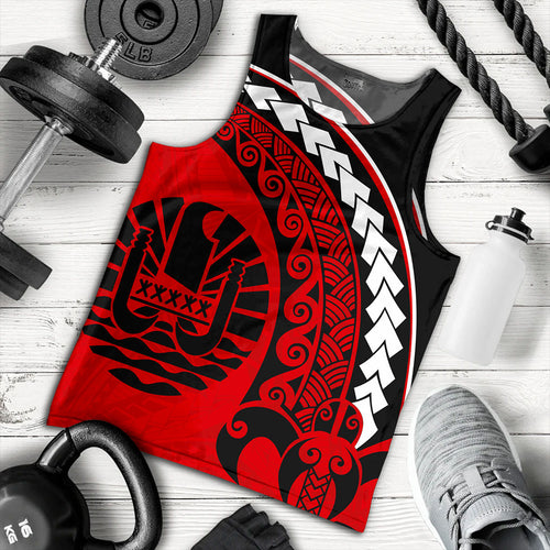 Tahiti Tank Top Turtle Polynesian Tribal Coat Of Arms