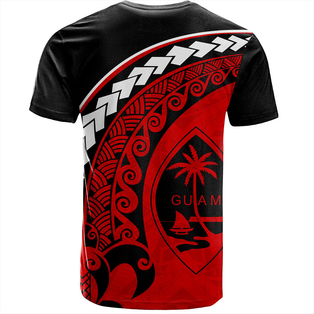 Guam T-Shirt Turtle Polynesian Tribal Coat Of Arms