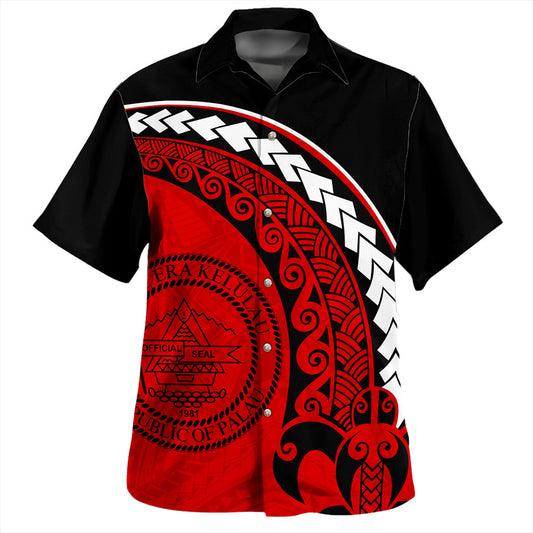 Pohnpei State Hawaiian Shirt Turtle Polynesian Tribal Coat Of Arms