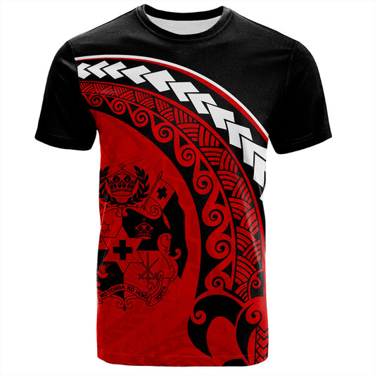 Tonga T-Shirt Turtle Polynesian Tribal Coat Of Arms