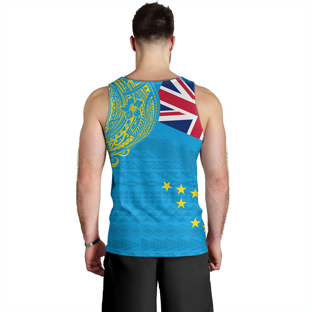 Tuvalu Tank Top Polynesian Flag With Coat Of Arms