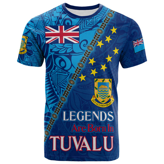 Tuvalu T-Shirt - Custom Legends Are Born In Tuvalu T-Shirt
