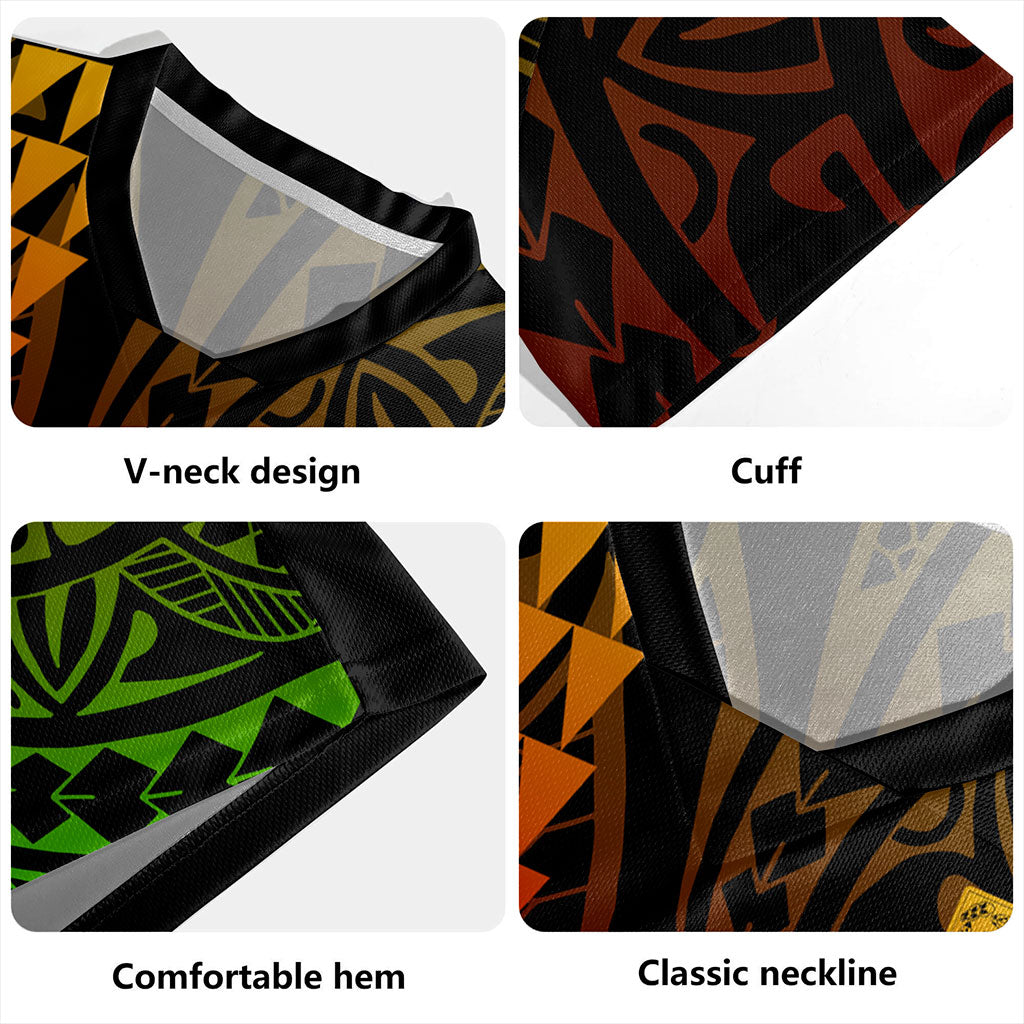 Tuvalu Rugby Jersey Kakau Style