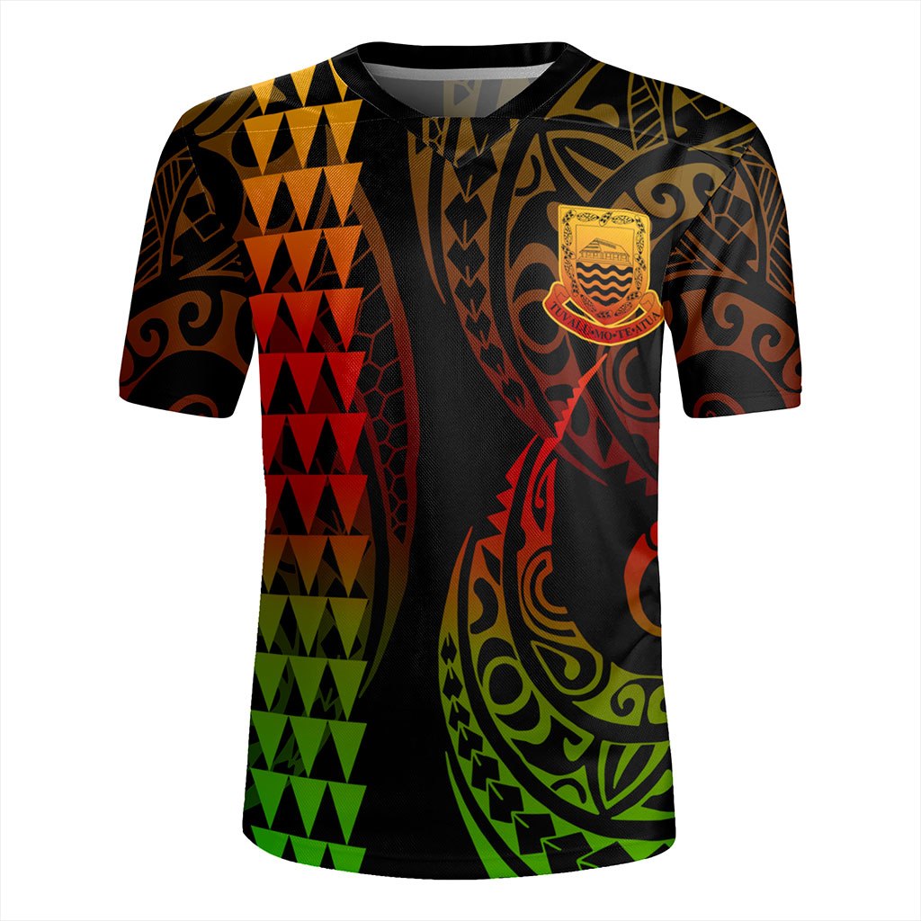 Tuvalu Rugby Jersey Kakau Style