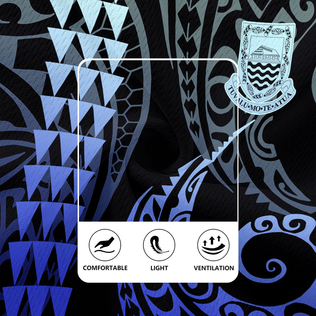 Tuvalu Rugby Jersey Kakau Style