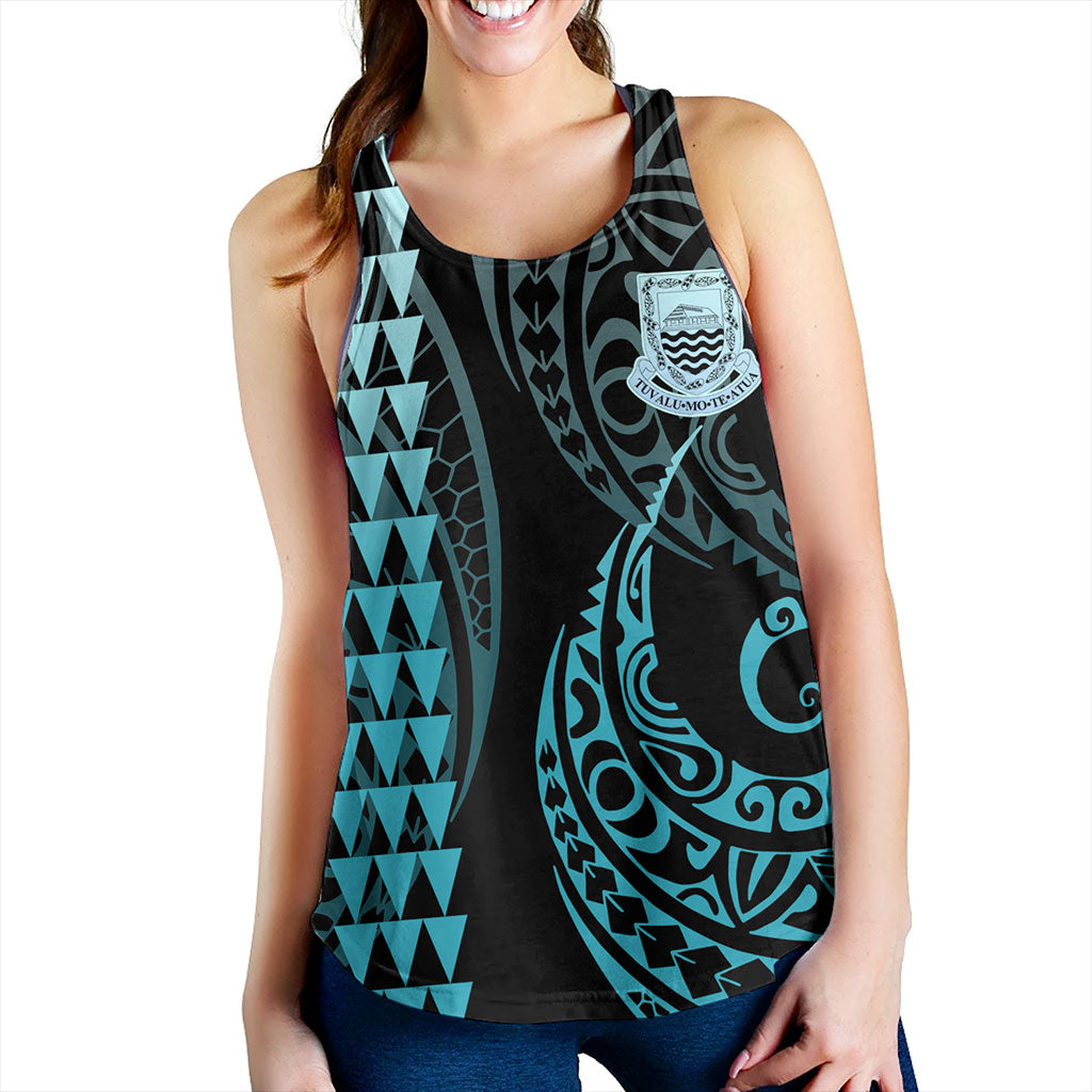 Tuvalu Women Tank Kakau Style Ver.1