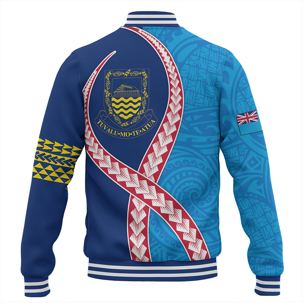 Tuvalu Baseball Jacket Tribal Polynesian In My Heart