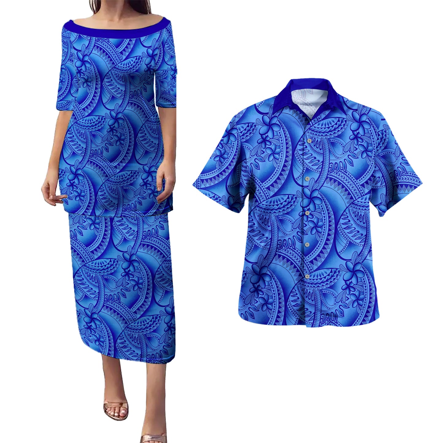 Samoa Combo Puletasi And Shirt Fabric Tattoo Design