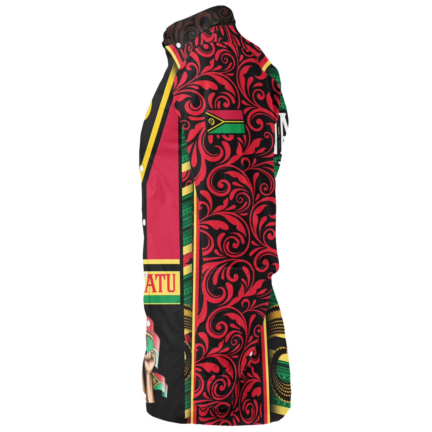 Vanuatu Long Sleeve Shirt Happy Independence Day Vanuatu Design