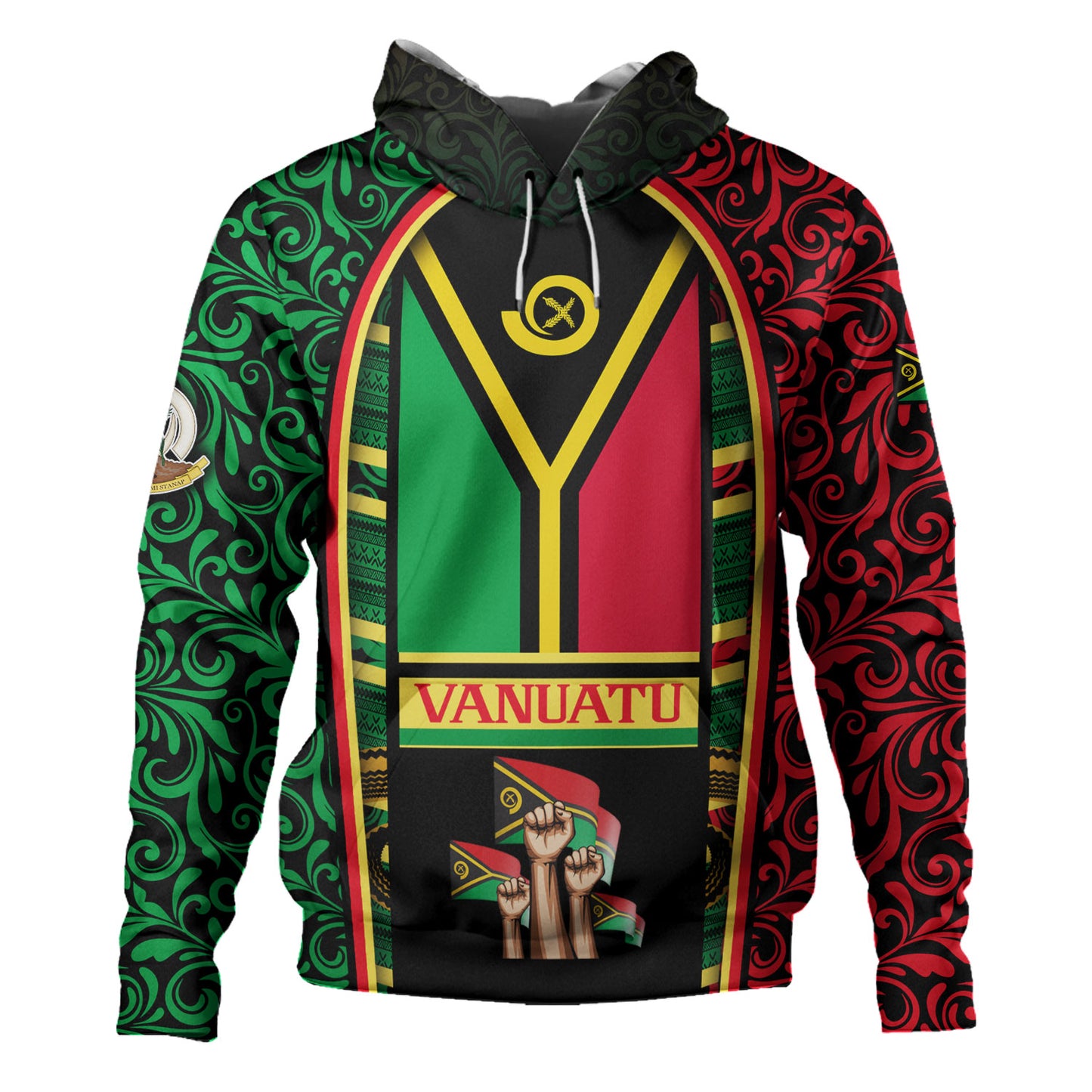 Vanuatu Hoodie Happy Independence Day Vanuatu Design