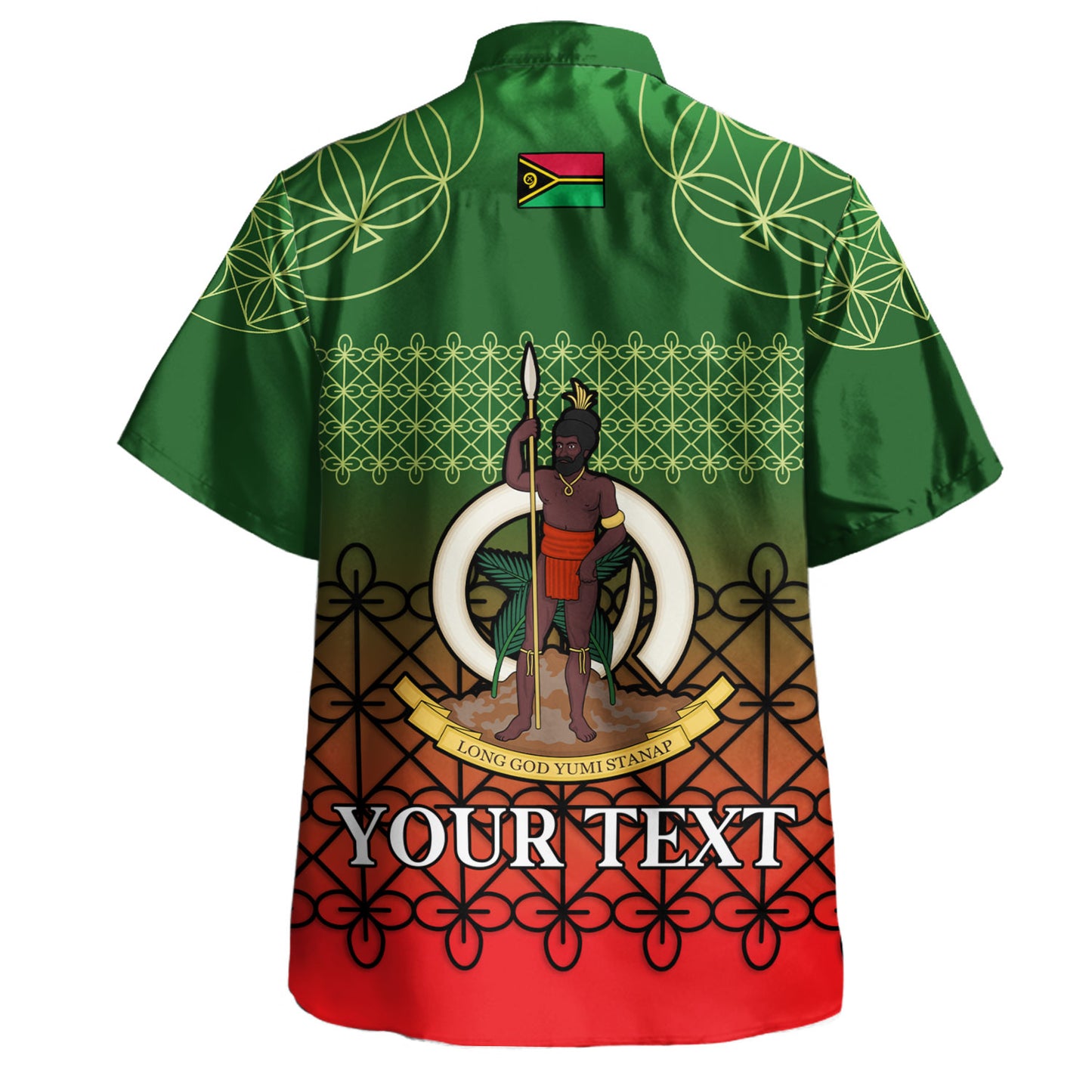 Fiji Hawaiian Shirt Tribal Melanesia Grunge Flag