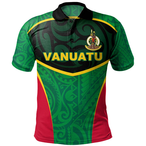 Vanuatu Polo Shirt Seal Tribal Patterns