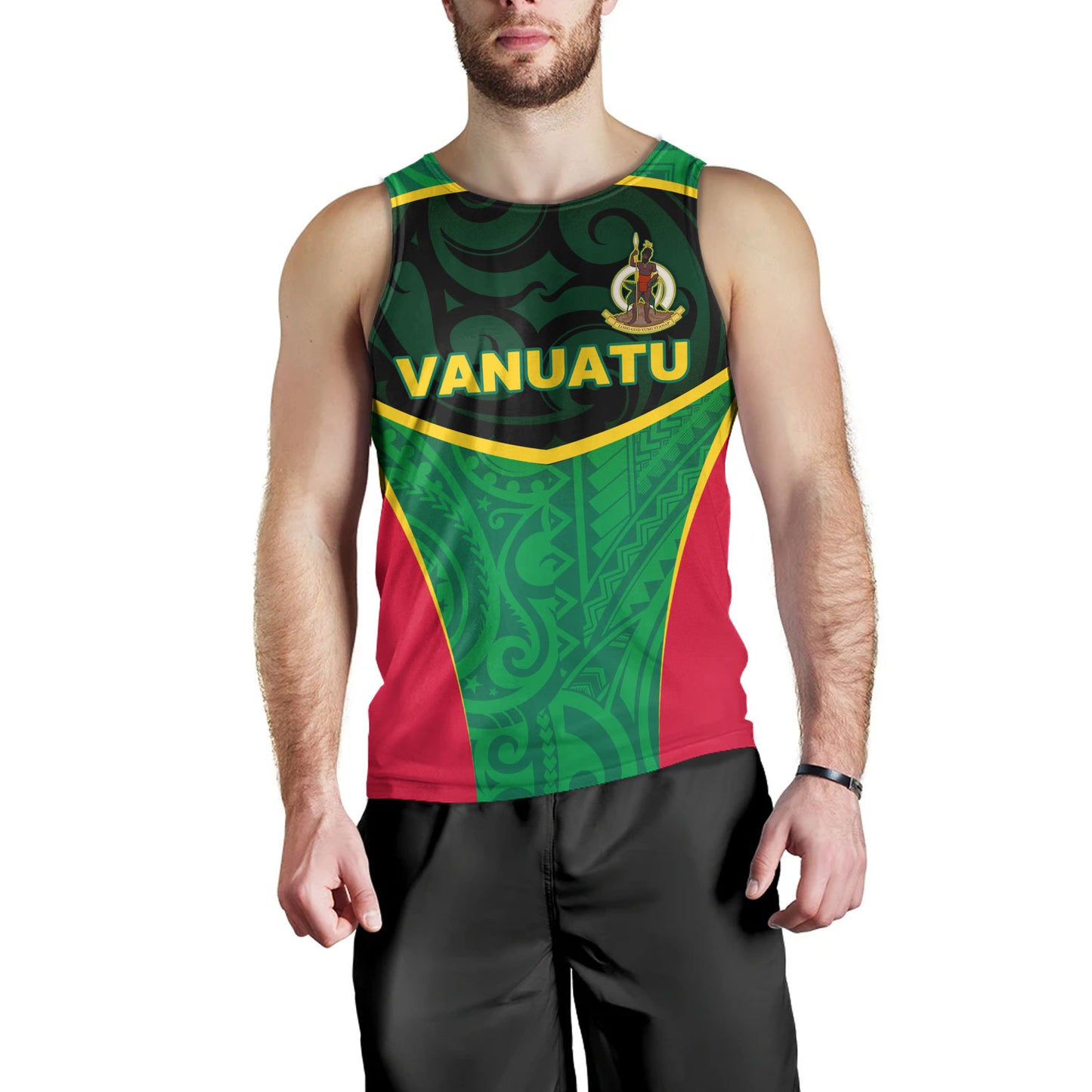 Vanuatu Tank Top Seal Tribal Patterns