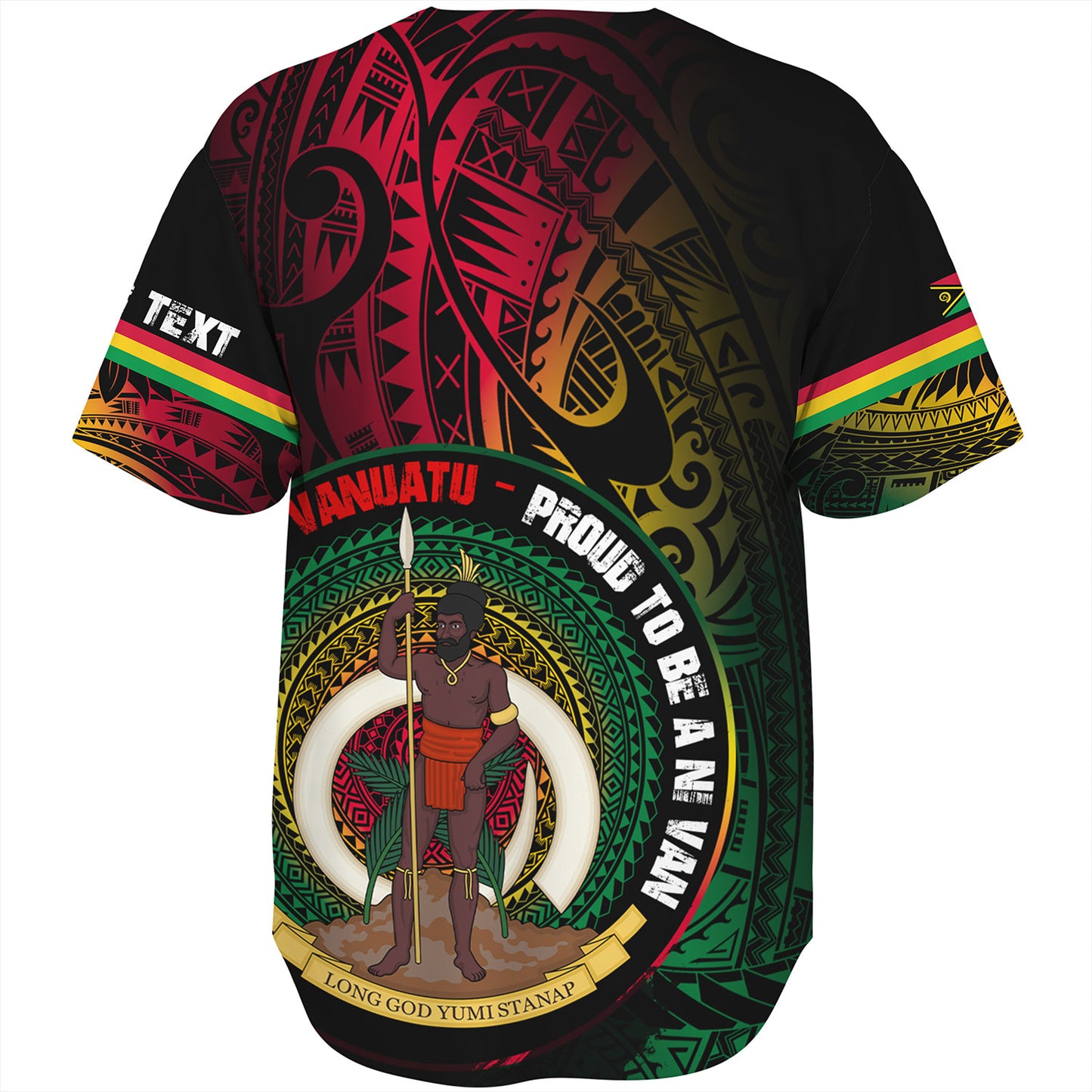 Vanuatu Baseball Shirt Custom Vanuatu Proud To Be A Ni Van Design