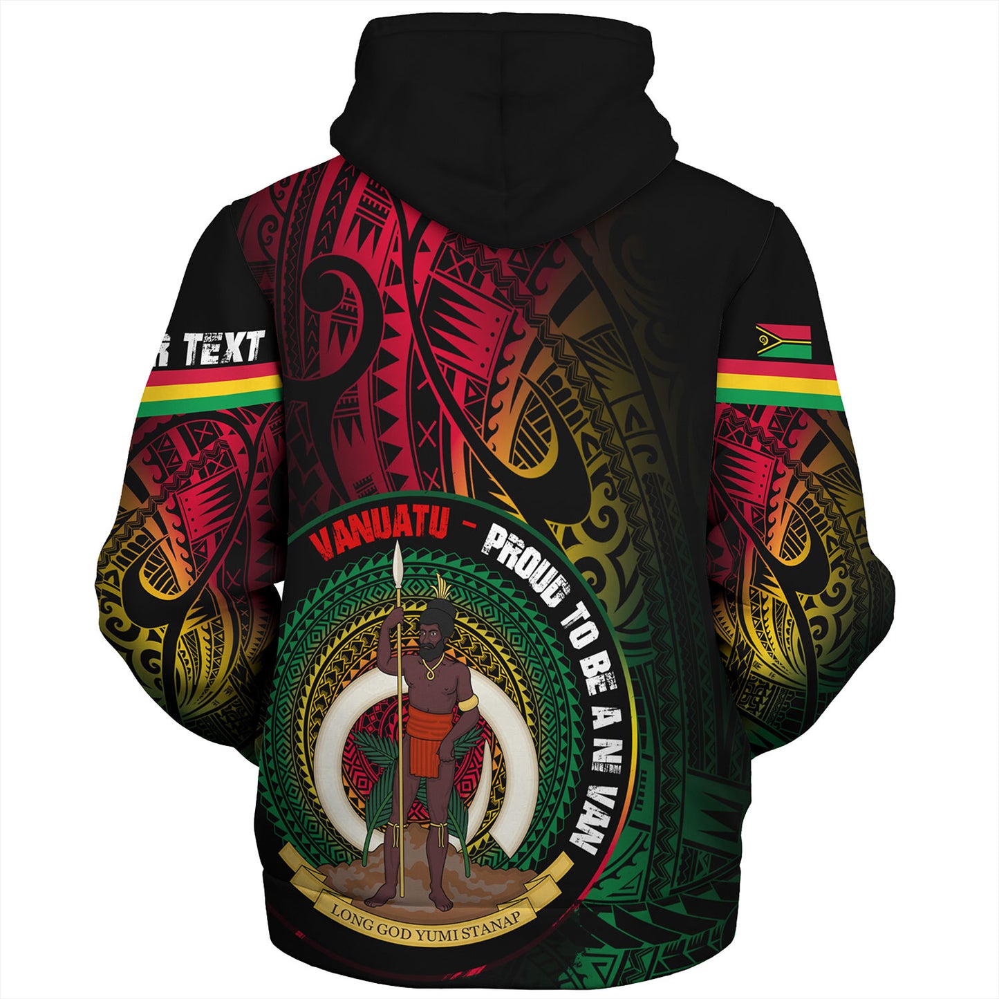 Vanuatu Sherpa Hoodie Custom Vanuatu Proud To Be A Ni Van Design