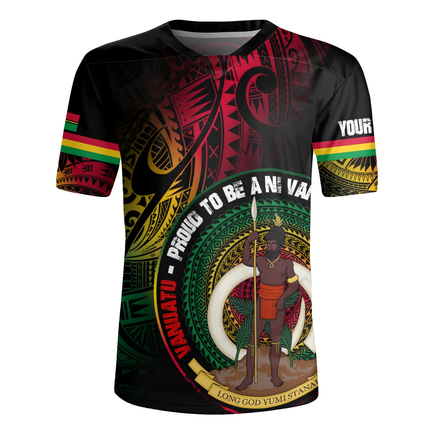 Vanuatu Rugby Jersey Custom Vanuatu Proud To Be A Ni Van Design