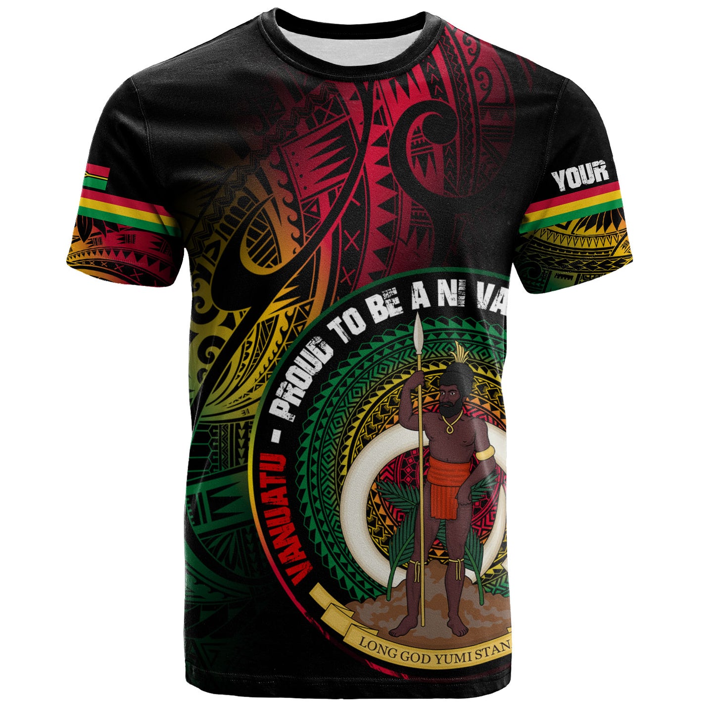 Vanuatu T-Shirt Custom Vanuatu Proud To Be A Ni Van Design