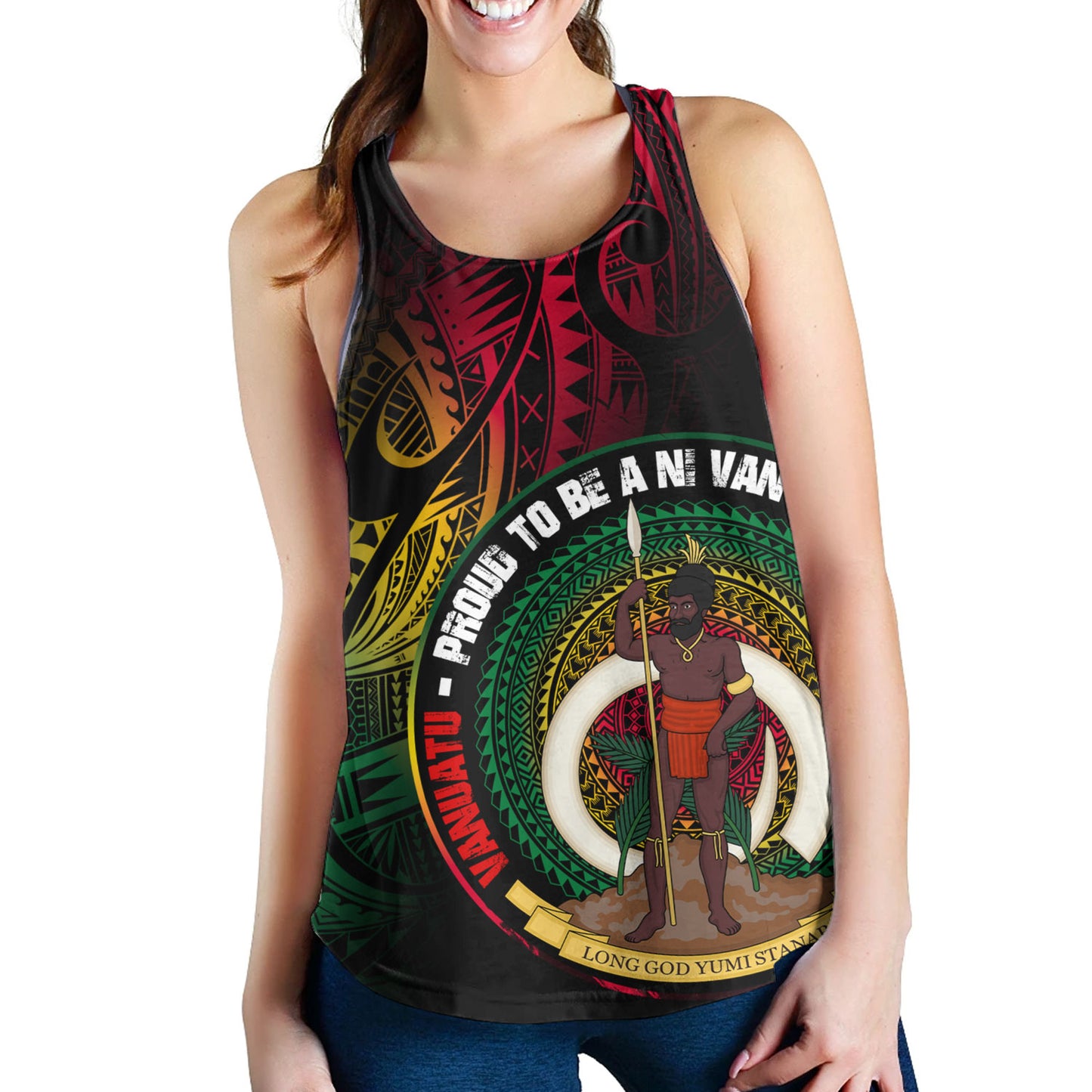 Vanuatu Women Tank Vanuatu Proud To Be A Ni Van Design