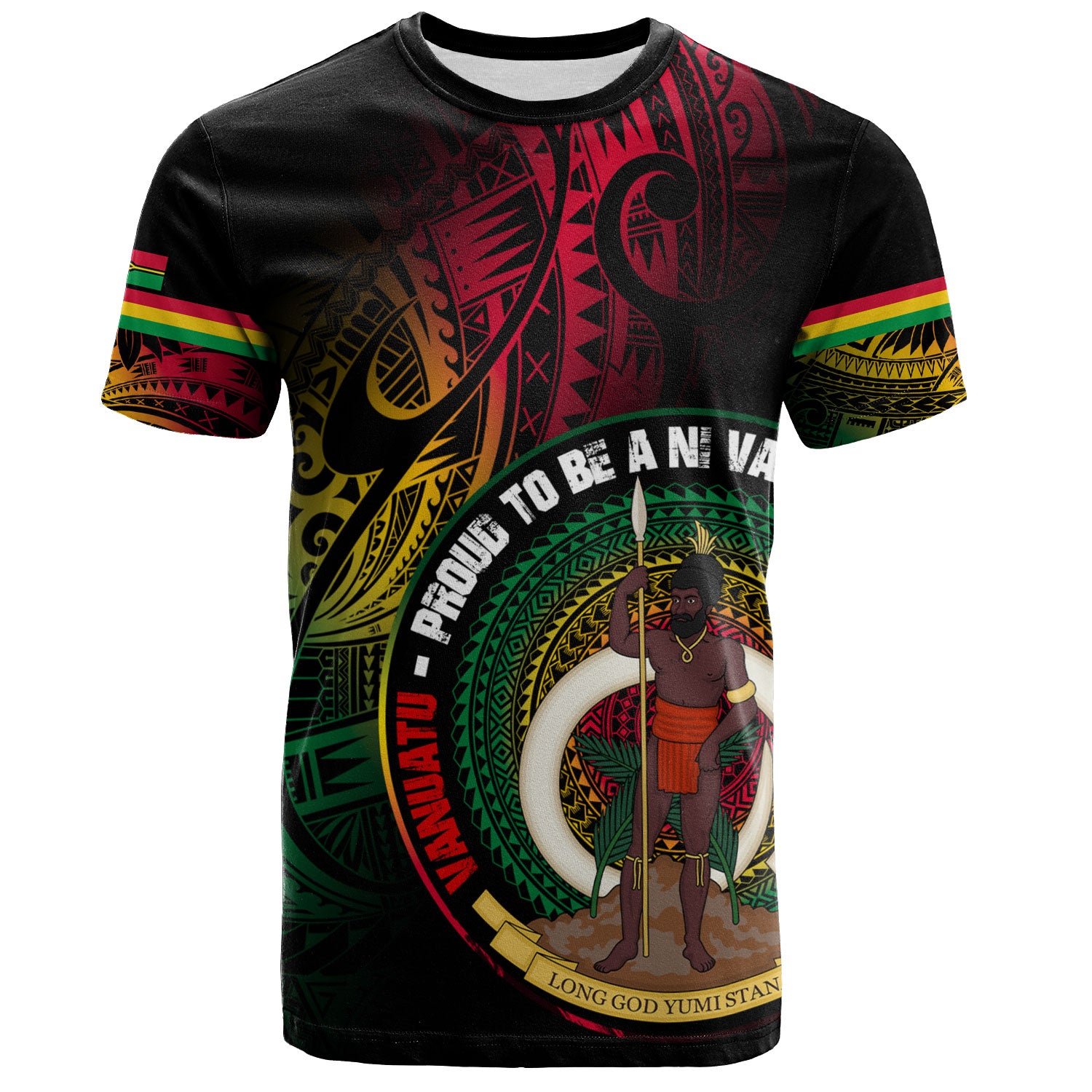 Vanuatu T-Shirt Custom Vanuatu Proud To Be A Ni Van Design