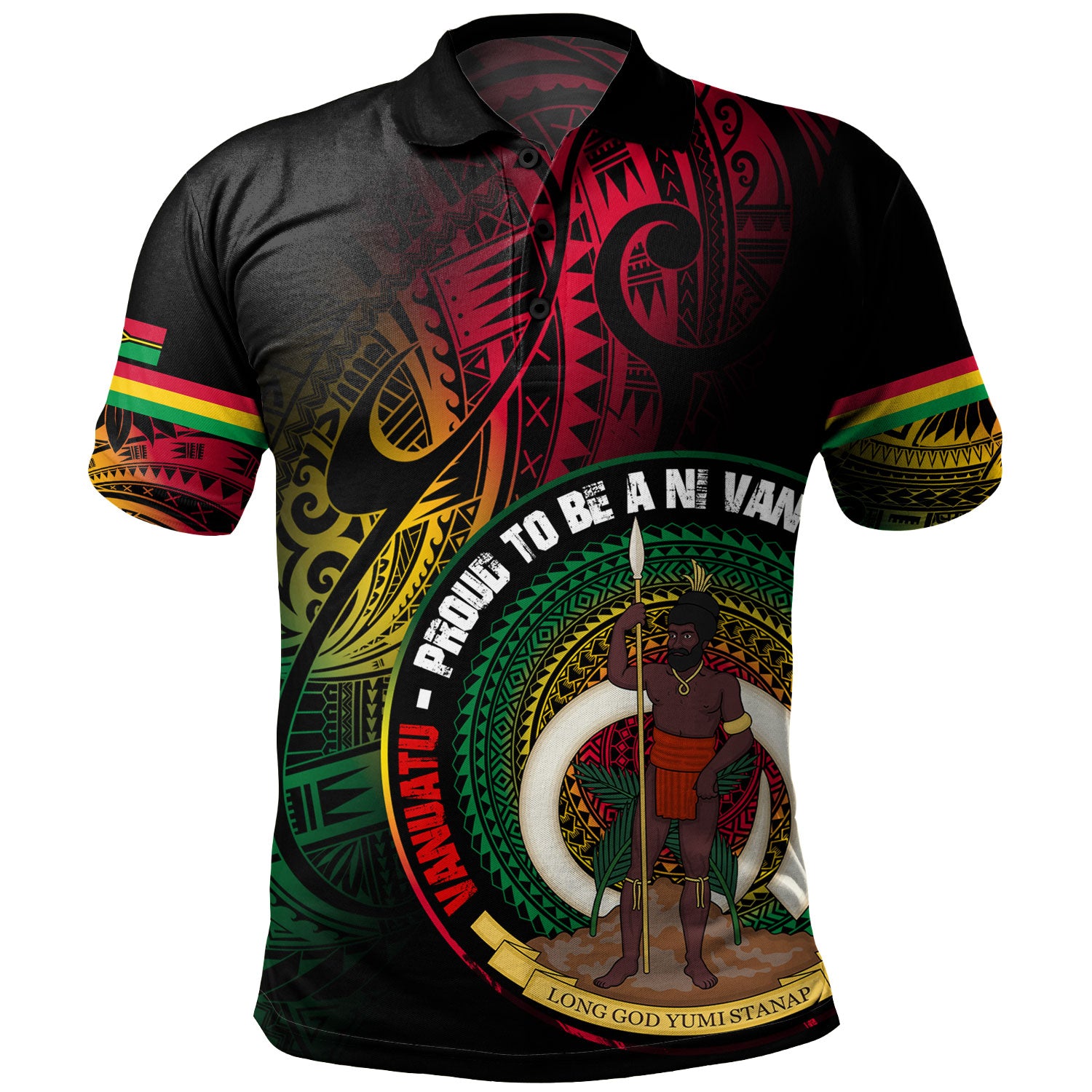 Vanuatu Polo Shirt Custom Vanuatu Proud To Be A Ni Van Design