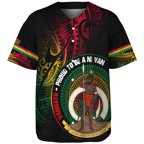 Vanuatu Baseball Shirt Custom Vanuatu Proud To Be A Ni Van Design