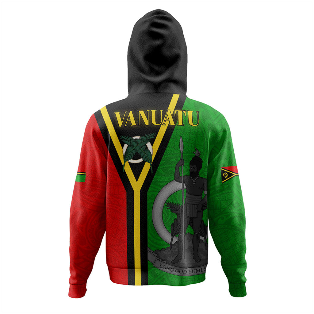 Vanuatu Hoodie Melanesia Flag Design