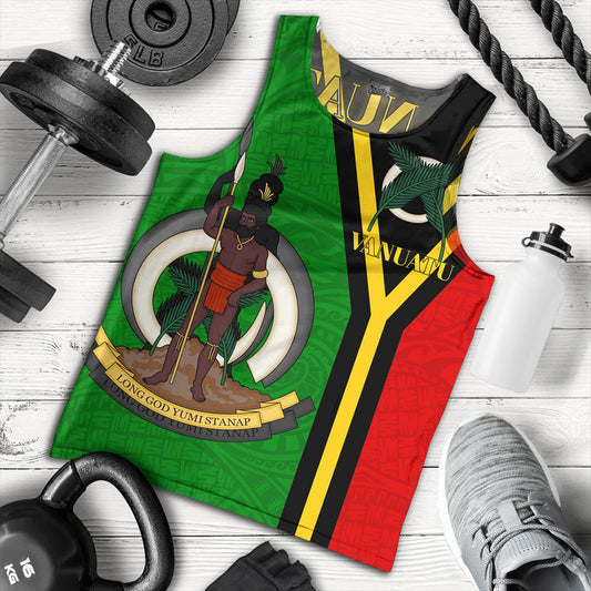 Vanuatu Tank Top Melanesia Flag Design