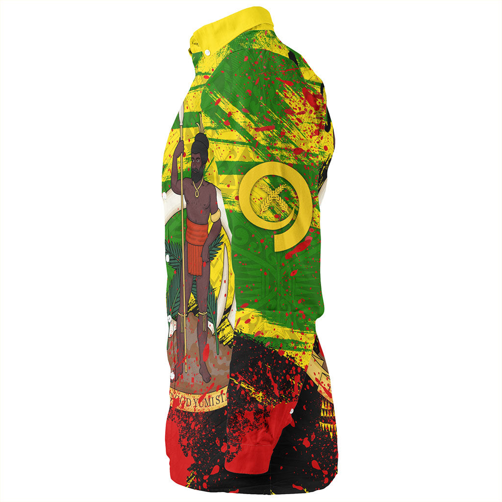 Vanuatu Long Sleeve Shirt Tribal Grunge Style