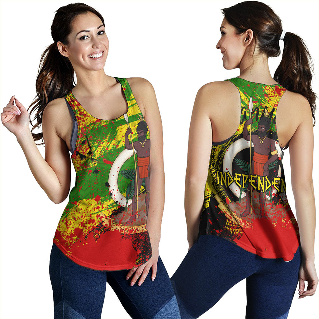 Vanuatu Women Tank Tribal Grunge Style