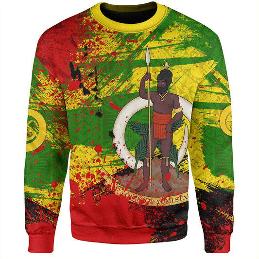 Vanuatu Sweatshirt Tribal Grunge Style