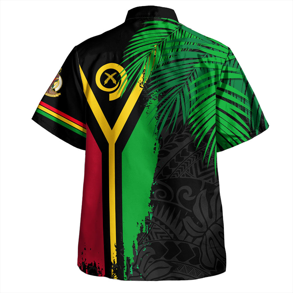 Vanuatu Hawaiian Shirt Special Fabric Leaves